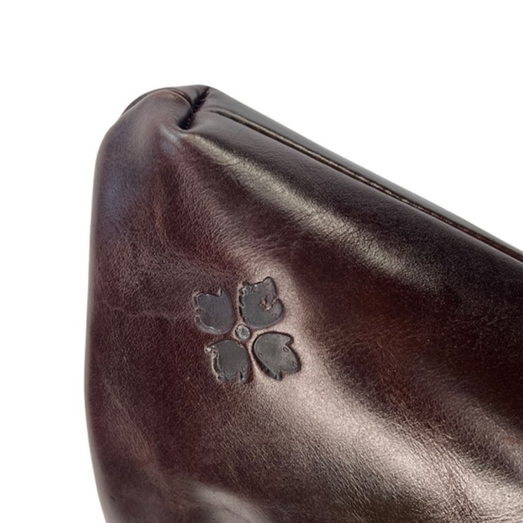 Patricia Nash Ealing Frame Leather Bag in Chocolate Color - Picture 9 of 16